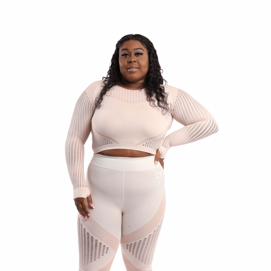 Chic Body Seamless Legging- Bone